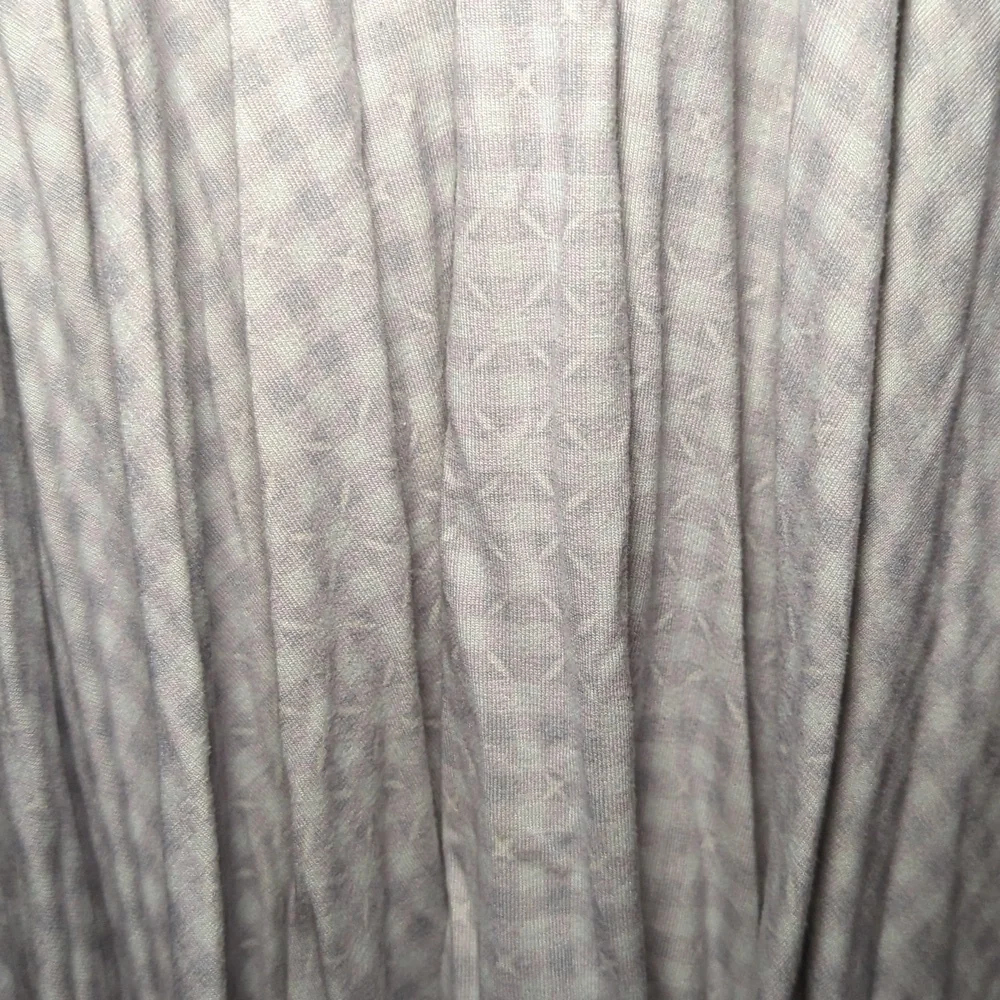 Omi Jo Well Dressed Wolf Gull Grey Gingham Empire Dress Viscose Girls Size 8